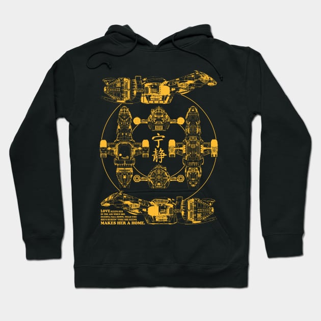 Serenity Schematics Hoodie by bigdamnbrowncoats